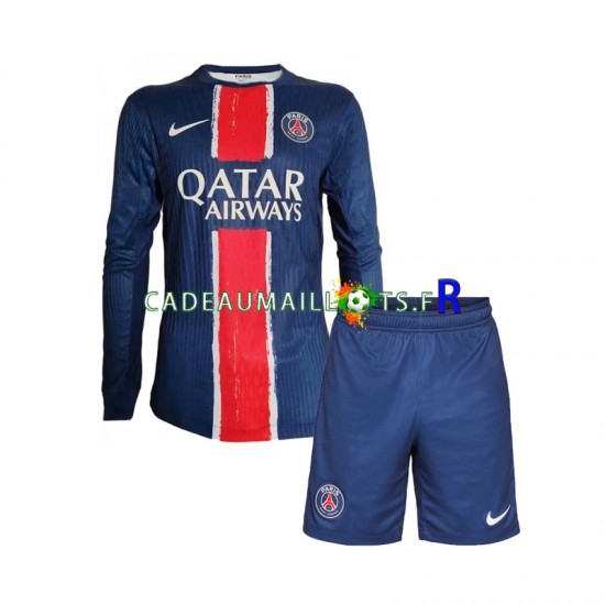 Paris Saint-Germain Maillot avec flocage Domicile 2024-2025 ,Tenue Enfant ML