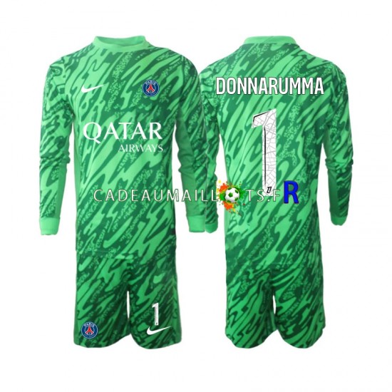 Paris Saint-Germain Maillot avec flocage Gianluigi Donnarumma 1 Gardien Extérieur 2024-2025 ,Tenue Enfant ML