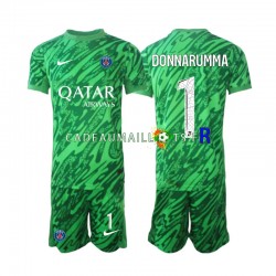 Paris Saint-Germain Maillot avec flocage Gianluigi Donnarumma 1 Gardien Extérieur 2024-2025 ,Tenue Enfant MC