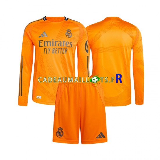 Real Madrid Maillot avec flocage Extérieur 2024-2025 ,Tenue Enfant ML