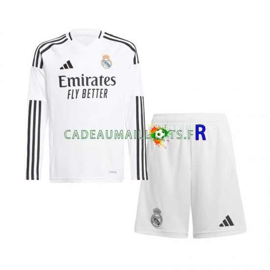 Real Madrid Maillot avec flocage Domicile 2024-2025 ,Tenue Enfant ML