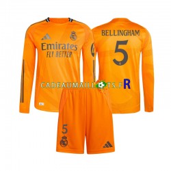 Real Madrid Maillot avec flocage Jude Bellingham 5 Extérieur 2024-2025 ,Tenue Enfant ML