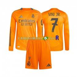 Real Madrid Maillot avec flocage Vinicius Junior 7 Extérieur 2024-2025 ,Tenue Enfant ML Real Madrid Maillot avec flocage Vinicius Junior 7 Extérieur 2024-2025 ,Tenue Enfant ML