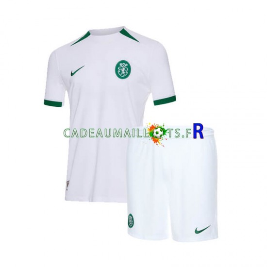 Sporting CP Maillot avec flocage Extérieur 2024-2025 ,Tenue Enfant MC