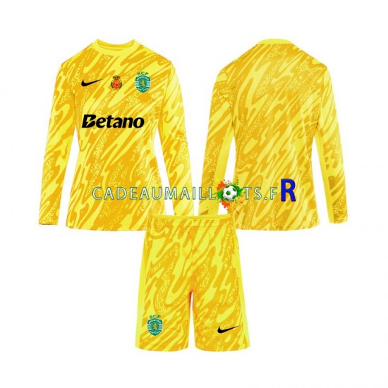 Sporting CP Maillot avec flocage Gardien 3ème 2024-2025 ,Tenue Enfant ML