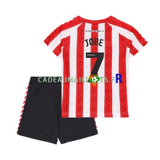 Maillot avec flocage Sunderland Jobe Bellingham 7 Domicile 2024-2025 ,Tenue Enfant MC