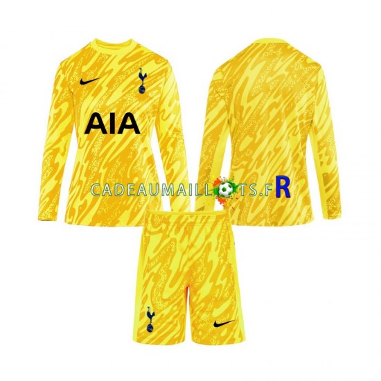 Tottenham Hotspur Maillot avec flocage Gardien Domicile 2024-2025 ,Tenue Enfant ML