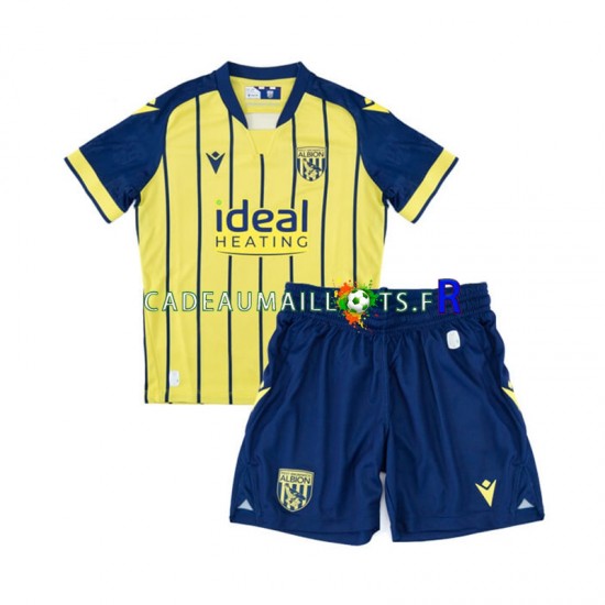 West Bromwich Albion Maillot avec flocage Extérieur 2024-2025 ,Tenue Enfant MC