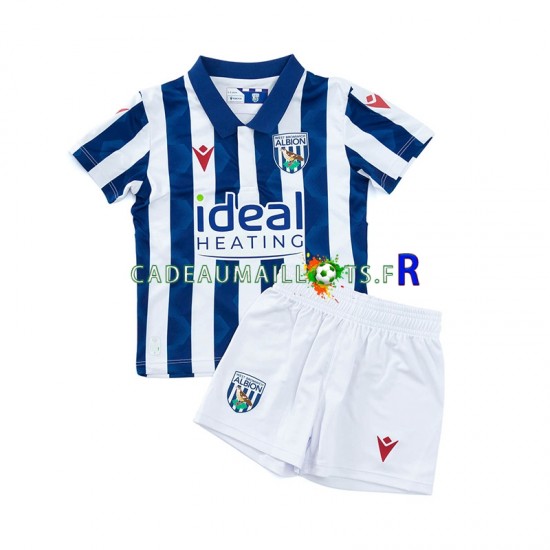 West Bromwich Albion Maillot avec flocage Domicile 2024-2025 ,Tenue Enfant MC