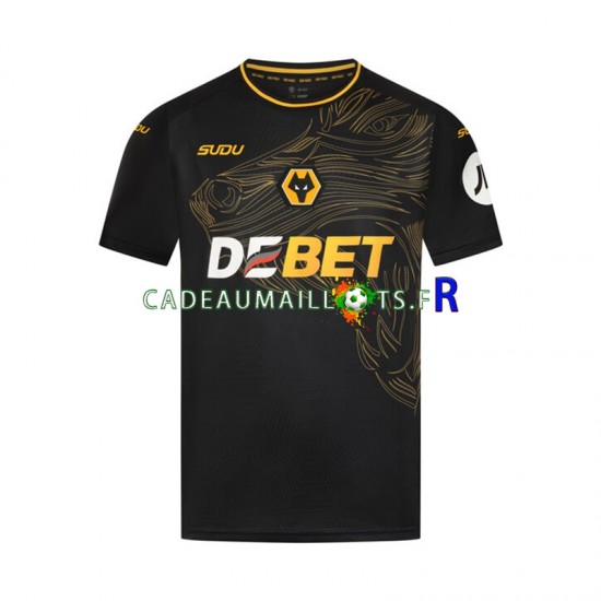 Wolverhampton Wanderers Maillot avec flocage Extérieur 2024-2025 ,Homme MC