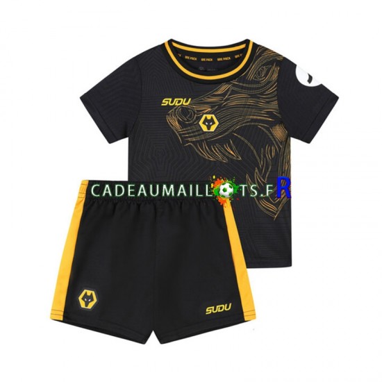 Wolverhampton Wanderers Maillot avec flocage Extérieur 2024-2025 ,Tenue Enfant MC