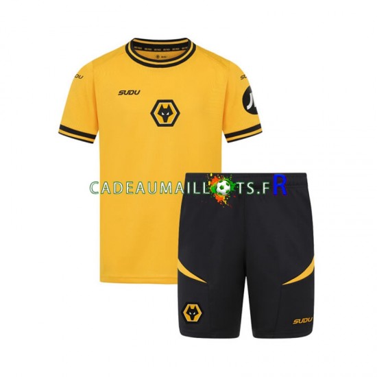 Wolverhampton Wanderers Maillot avec flocage Domicile 2024-2025 ,Tenue Enfant MC