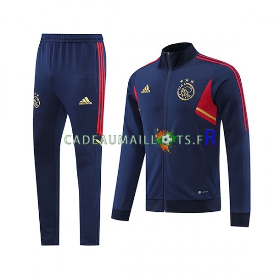 Bleu Ensemble Vestes d'entraînement Ajax 2022-2023