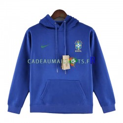 Brésil Bleu Pull À Capuche 2022-2023 ,Homme