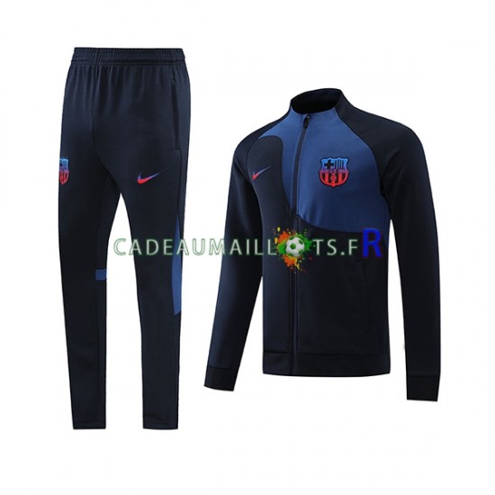 FC Barcelone Bleu Ensemble Vestes d'entraînement 2022-2023 SKU001