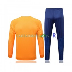 FC Barcelone Orange Ensemble Vestes d'entraînement 2022-2023