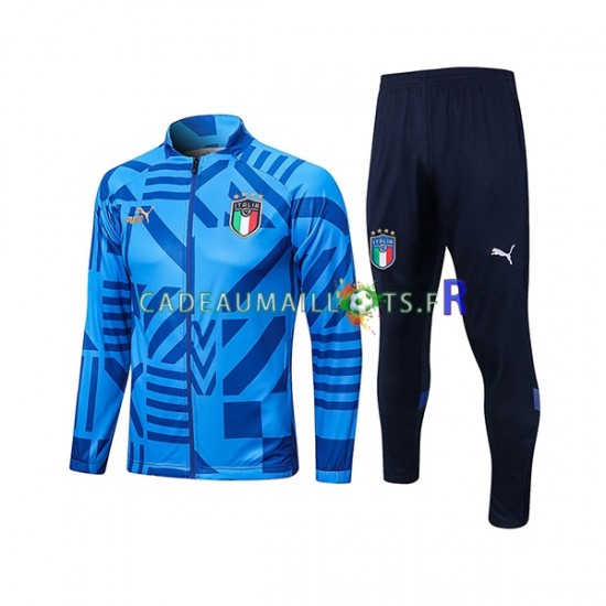 Italie Bleu Ensemble Vestes d'entraînement 2022-2023