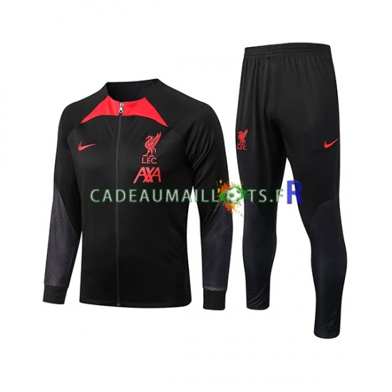 Liverpool Noir Ensemble Vestes d'entraînement 2022-2023