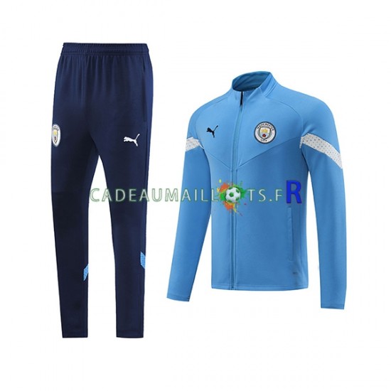 Manchester City Bleu Ensemble Vestes d'entraînement 2022-2023