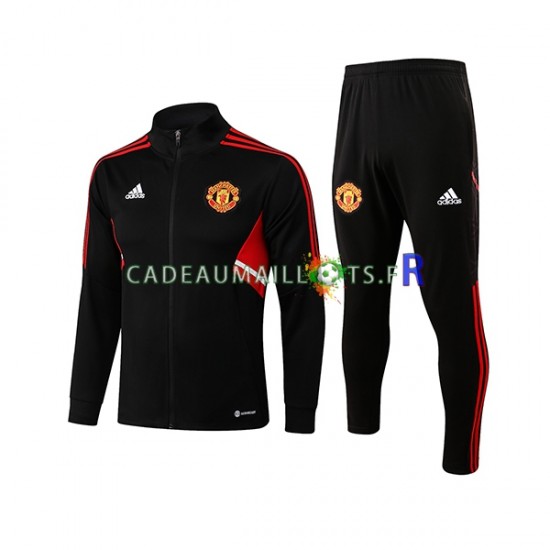 Manchester United Noir Ensemble Vestes d'entraînement 2022-2023