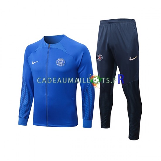 Paris Saint-Germain Bleu Ensemble Vestes d'entraînement 2022-2023