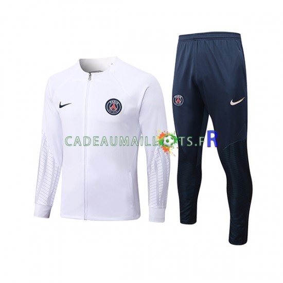 Paris Saint-Germain Blanc Ensemble Vestes d'entraînement 2022-2023