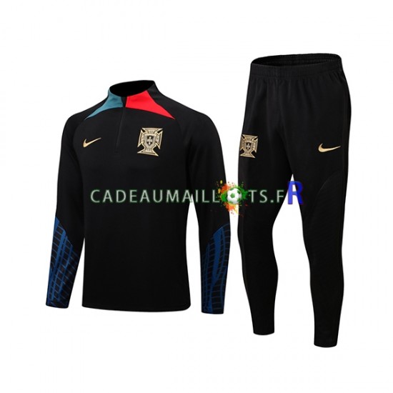 Portugal Noir Tenues d'entraînement 2022-2023