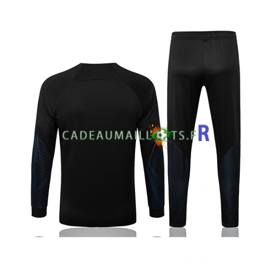 Portugal Noir Ensemble Vestes d'entraînement 2022-2023