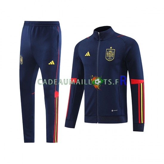 Espagne Bleu Ensemble Vestes d'entraînement 2022-2023