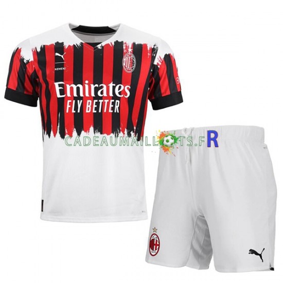 AC Milan Maillot avec flocage 4ème 2022-2023 ,Tenue Enfant MC