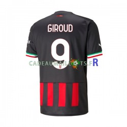 AC Milan Maillot avec flocage Olivier Giroud 9 Domicile 2022-2023 ,Homme MC
