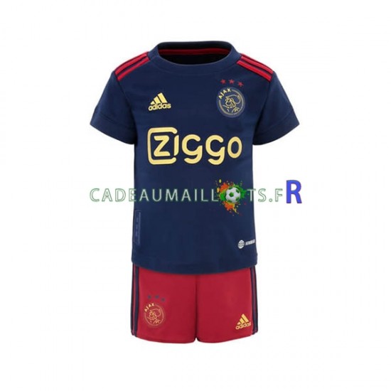 Ajax Amsterdam Maillot avec flocage Extérieur 2022-2023 ,Tenue Enfant MC