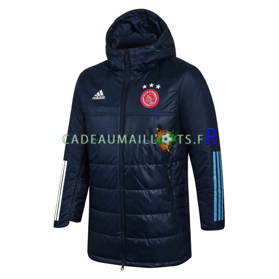 Ajax Amsterdam Bleu Veste Rembourrée ,Homme