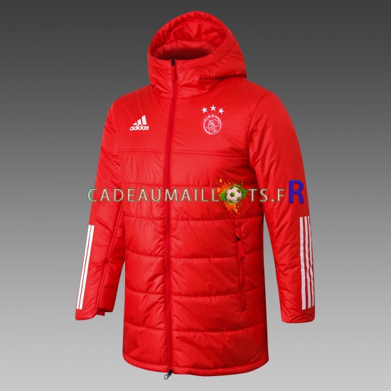 Ajax Amsterdam Rouge Veste Rembourrée ,Homme