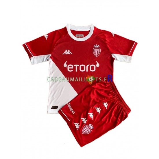 AS Monaco Maillot avec flocage Domicile 2021-2022 ,Tenue Enfant MC