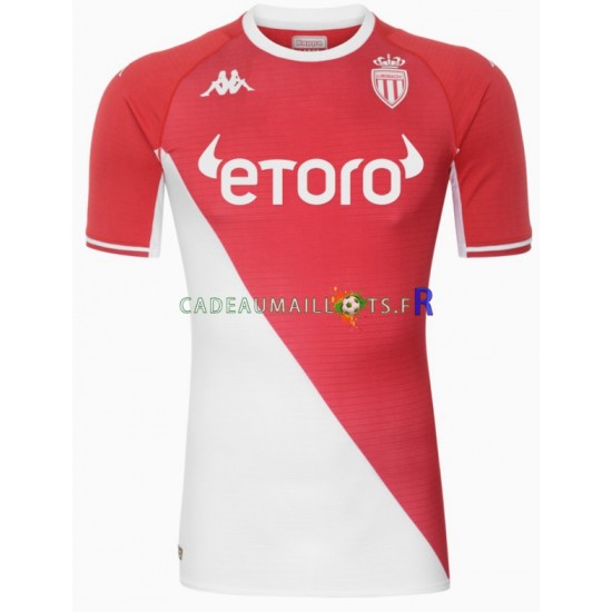 AS Monaco Maillot avec flocage Domicile 2021-2022 ,Homme MC