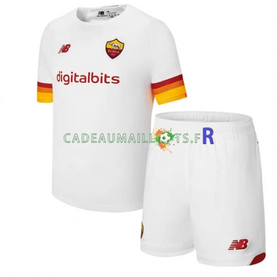 AS Rome Maillot avec flocage Extérieur 2021-2022 ,Tenue Enfant MC