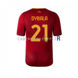 AS Rome Maillot avec flocage Dybala 21 Domicile 2022-2023 ,Homme MC