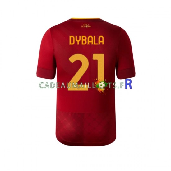 AS Rome Maillot avec flocage Dybala 21 Domicile 2022-2023 ,Homme MC