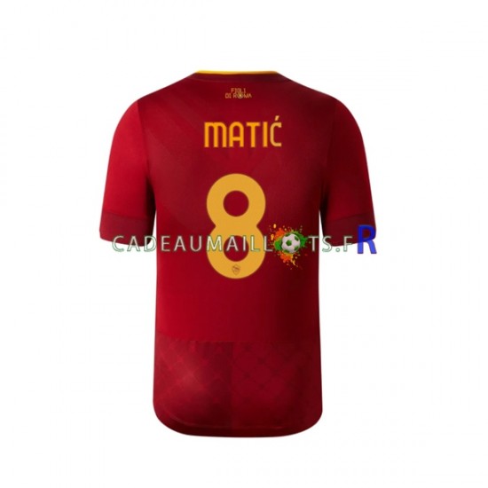 AS Rome Maillot avec flocage Matic 8 Domicile 2022-2023 ,Homme MC