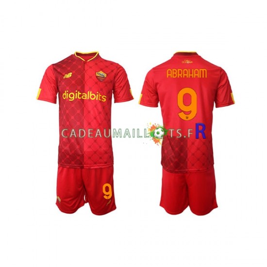 AS Rome Maillot avec flocage Tammy Abraham 9 Domicile 2022-2023 ,Tenue Enfant MC