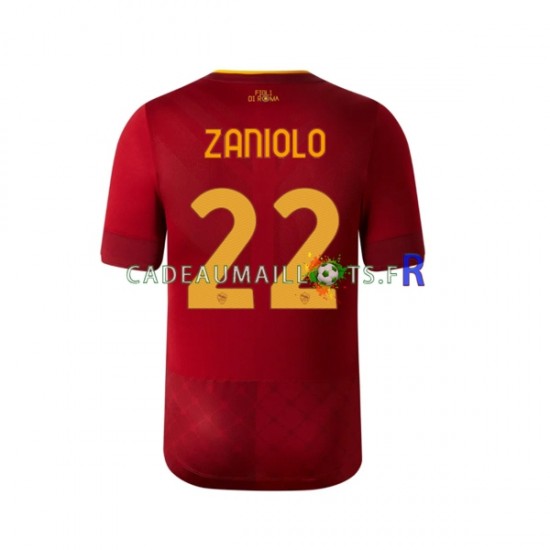 AS Rome Maillot avec flocage Zaniolo 22 Domicile 2022-2023 ,Homme MC