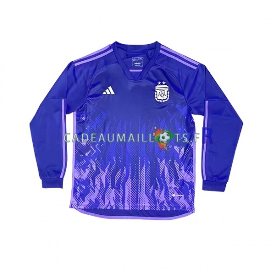 Argentine Maillot avec flocage Extérieur Coupe du Monde 2022 ,Homme ML