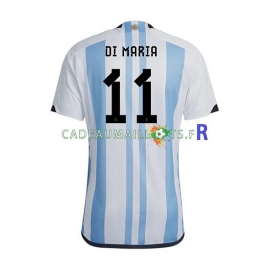 Argentine Maillot avec flocage Di Maria 11 Domicile Coupe du Monde 2022 ,Homme MC