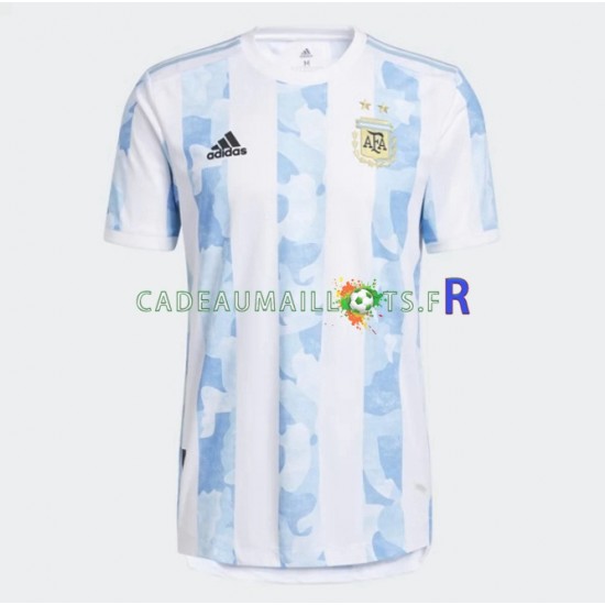 Argentine Maillot avec flocage Domicile 2021 ,Homme MC