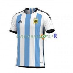 Argentine Maillot avec flocage Domicile Coupe du Monde 2022 ,Homme MC