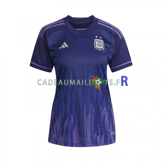 Argentine Maillot avec flocage Extérieur Coupe du Monde 2022 ,Femme MC