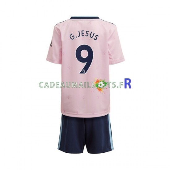 Arsenal Maillot avec flocage Gabriel Jesus 9 3ème 2022-2023 ,Tenue Enfant MC