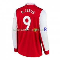 Arsenal Maillot avec flocage Gabriel Jesus 9 Domicile 2022-2023 ,Homme ML