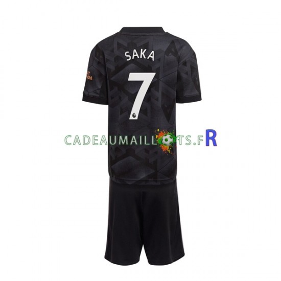 Arsenal Maillot avec flocage Saka 7 Extérieur 2022-2023 ,Tenue Enfant MC